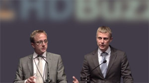 Dr. Ed Wild y Dr. Jeff Carroll, redactores jefe de HDBuzz